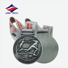 Medalha de esportes de metal personalizado personalizada em 3D